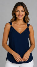 Débardeur Bretelles Dorées