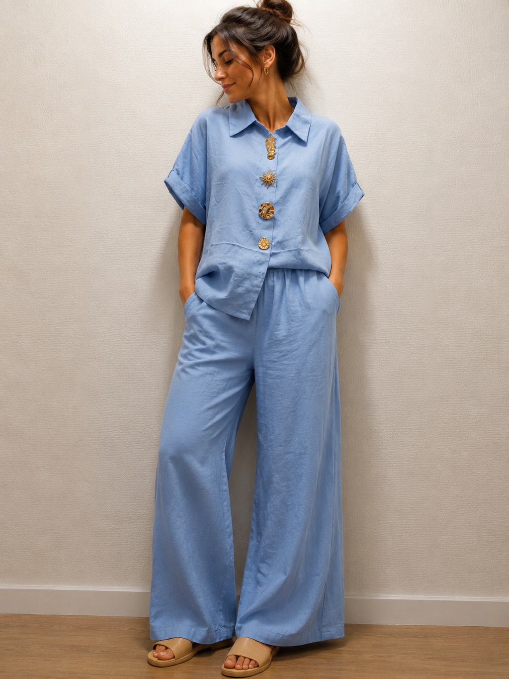 Elegante Vrouwelijke Outfit met Verfijnd Silhouet