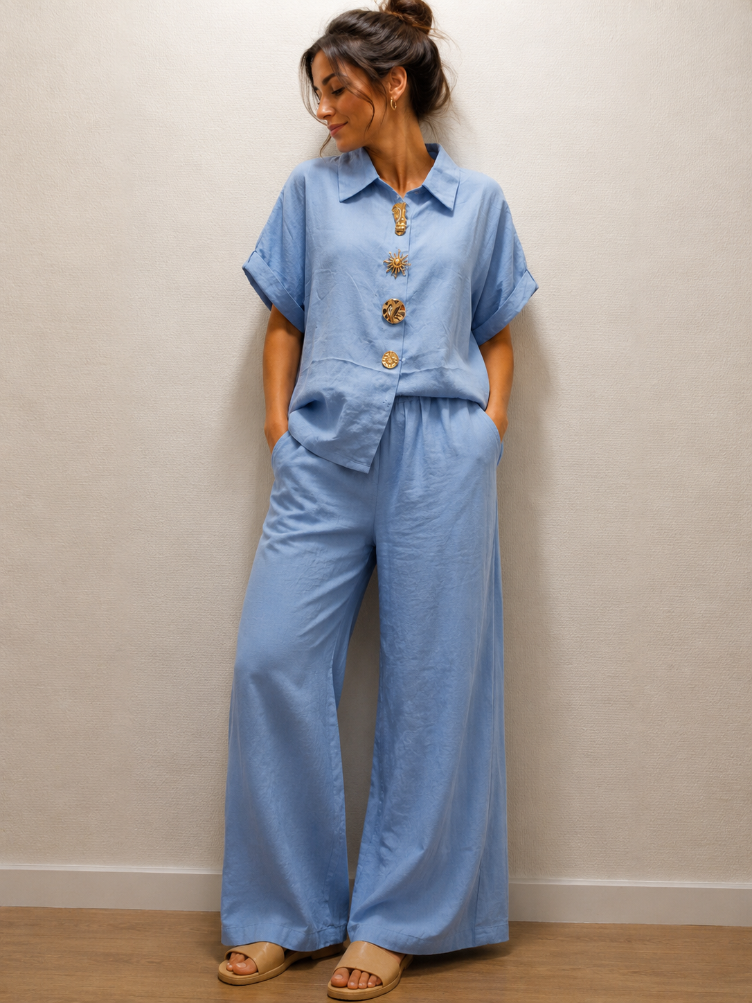 Elegante Vrouwelijke Outfit met Verfijnd Silhouet