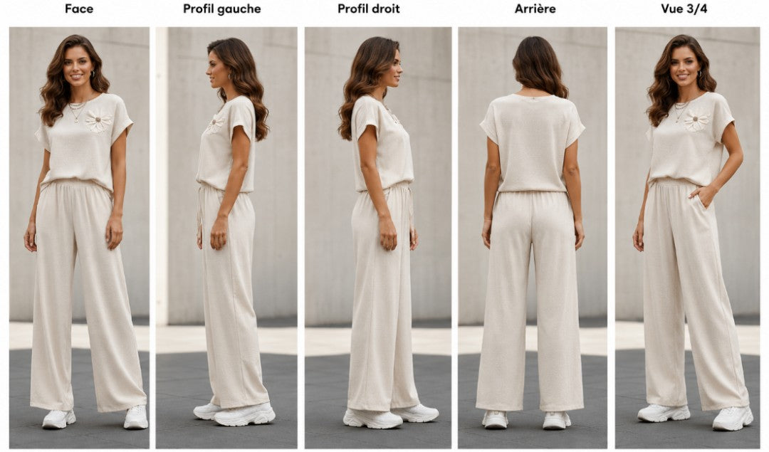 Ensemble femme élégante et chic
